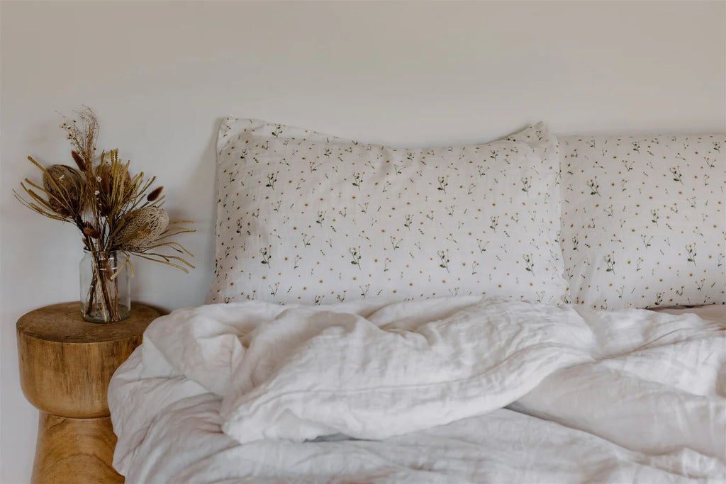 Leni The Label | Organic Cotton Muslin Pillowcase - Long Way Home