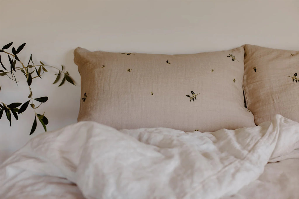 Leni The Label | Organic Cotton Muslin Pillowcase - Long Way Home