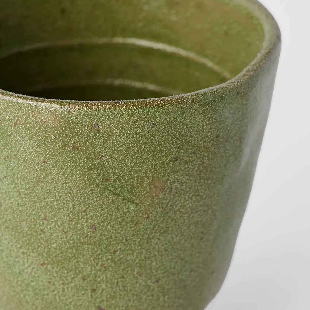 Lopsided Tea Mug | Matcha Green Made In Japan Long Way Home