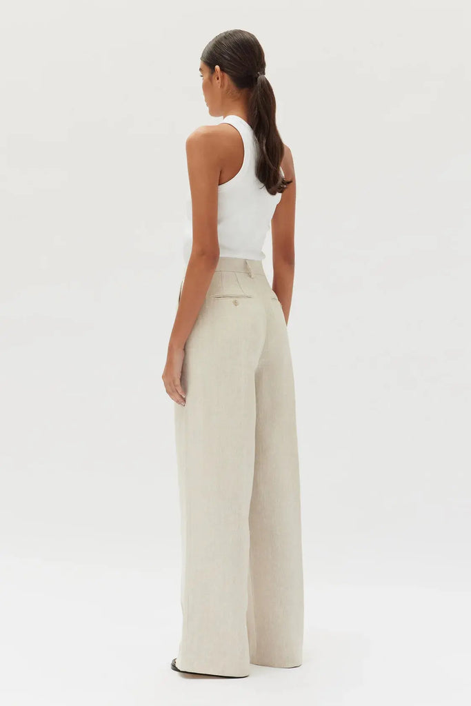 Maeve Linen Pant | Oat Assembly Label Long Way Home