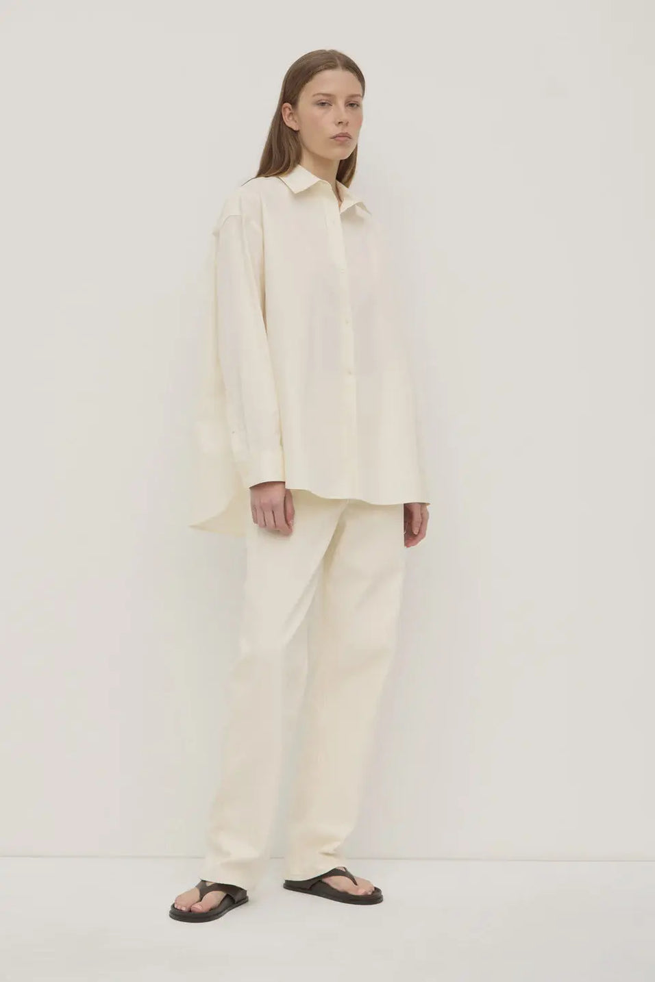 Assembly Label Marigold Poplin Long Sleeve Shirt - Blossom