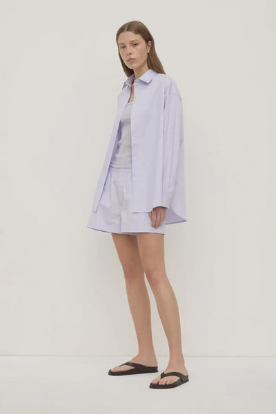 Marigold Poplin Long Sleeve Shirt | Lilac| Product vendor