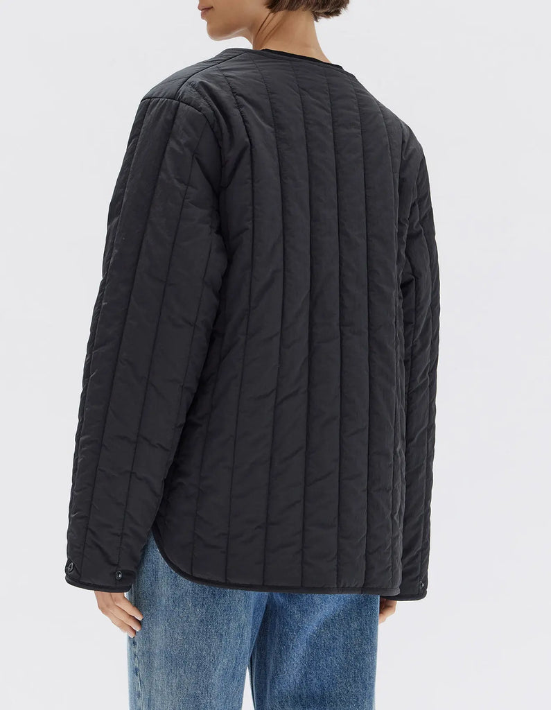 Marlowe Quilted Jacket | Black| Assembly Label|  Long Way Home