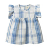 Nature Baby | Bonnie Dress Linen | Clyde Check| Nature Baby|  Long Way Home