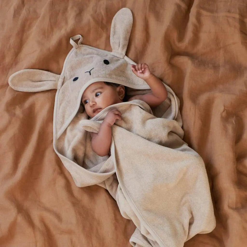 Nature Baby | Bunny Hooded Towel| Nature Baby|  Long Way Home