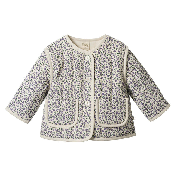 Nature Baby | Edith Quilted Jacket | Briarwood Heron| Product vendor