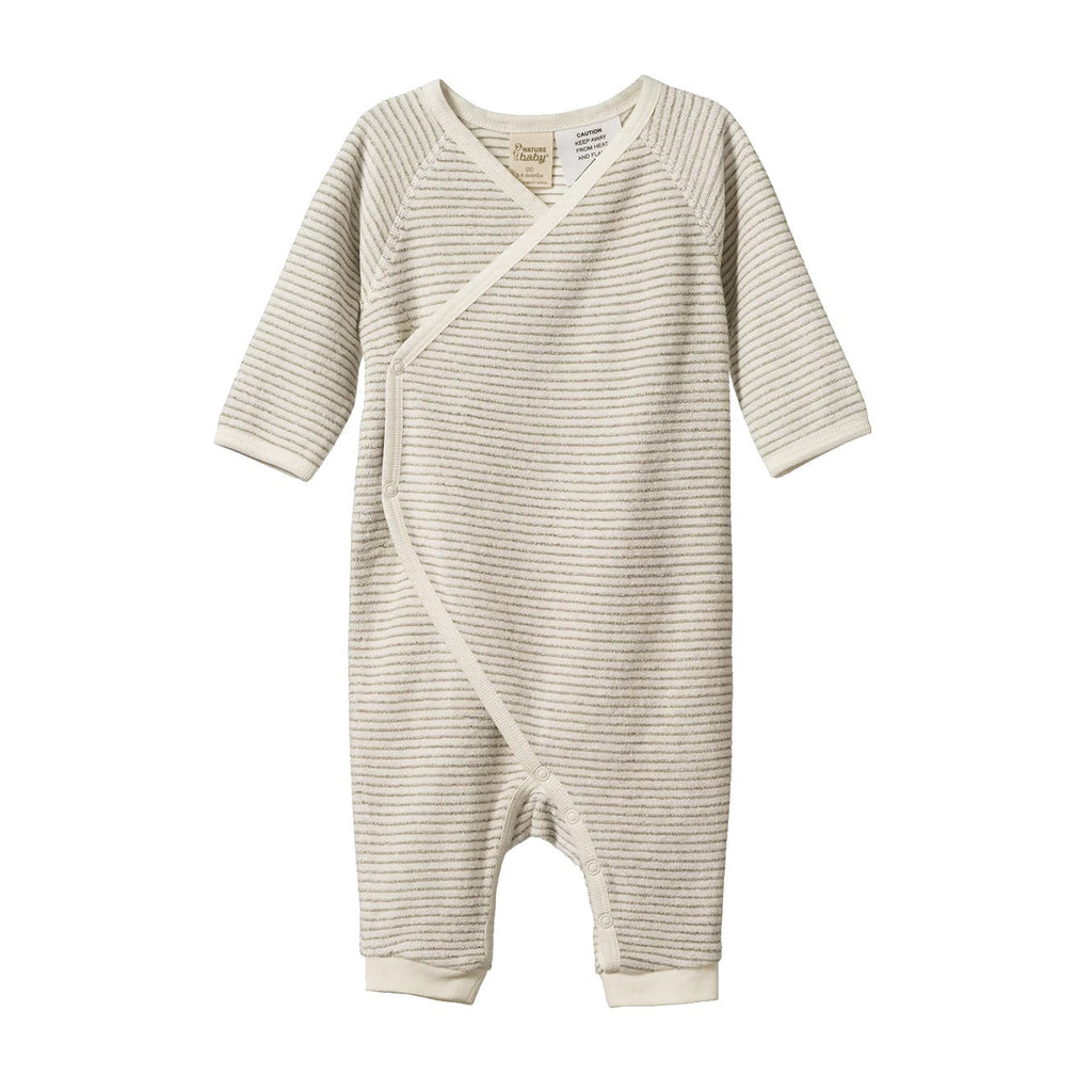 Nature Baby | Kimono Stretch & Grow Terry | Nettle Pinstripe| Product vendor