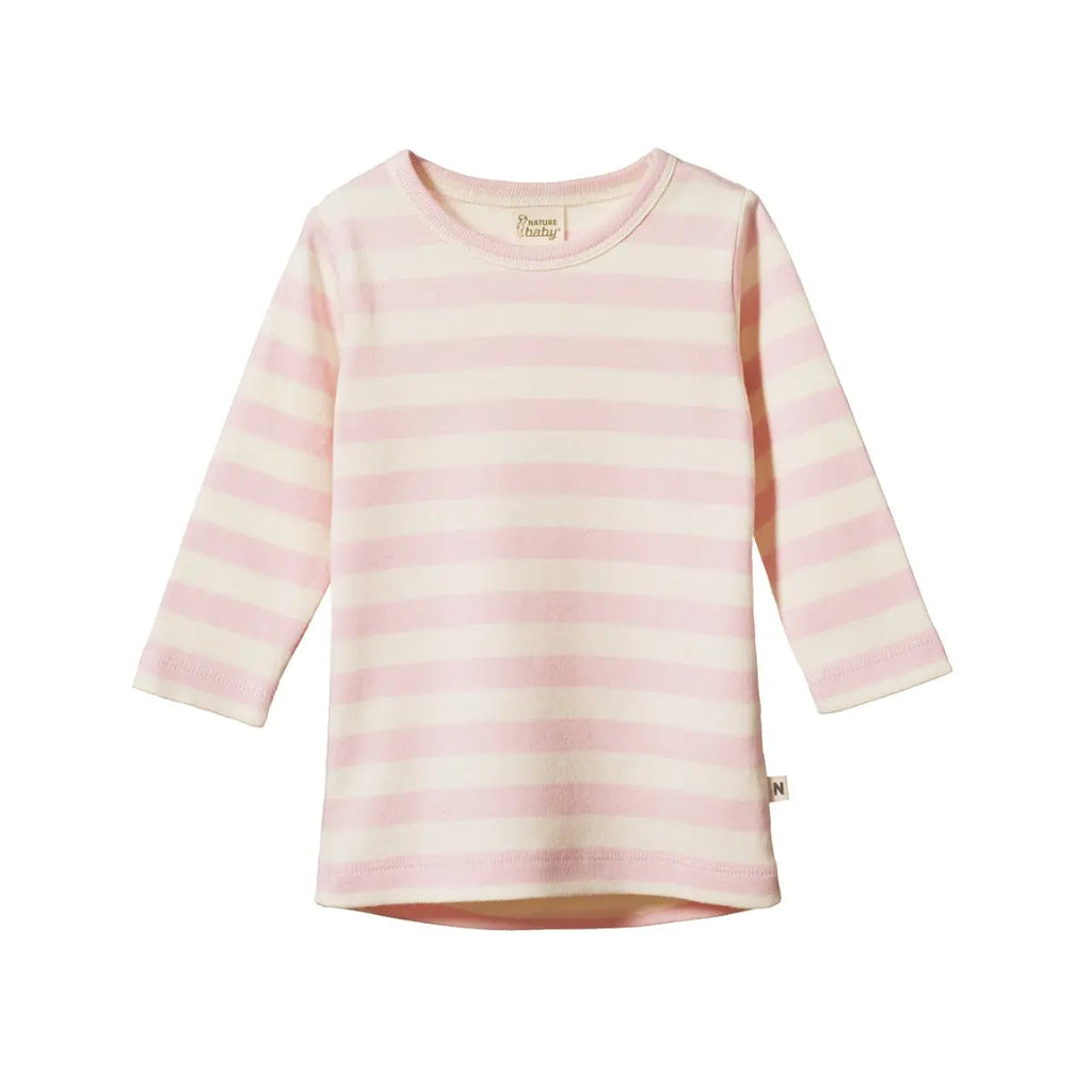 Nature Baby | Long Sleeve Cloud Tee | Cotton Candy Stripe| Product vendor