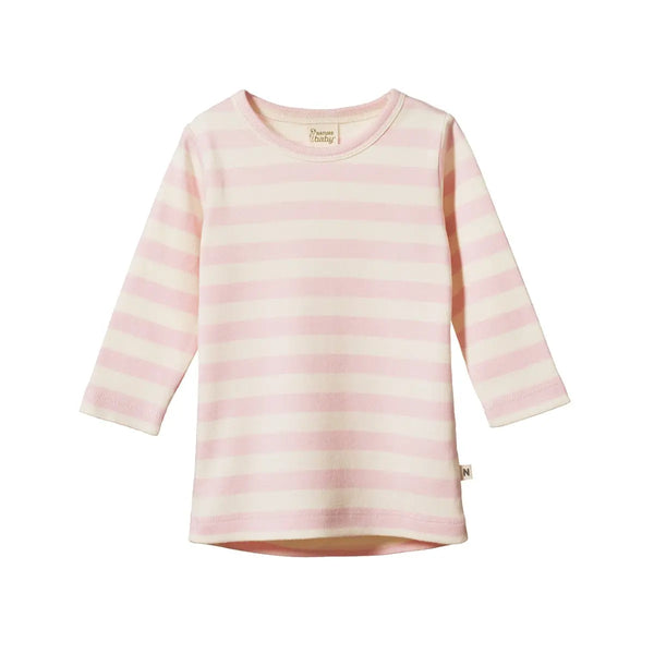 Nature Baby | Long Sleeve Cloud Tee | Cotton Candy Stripe| Product vendor