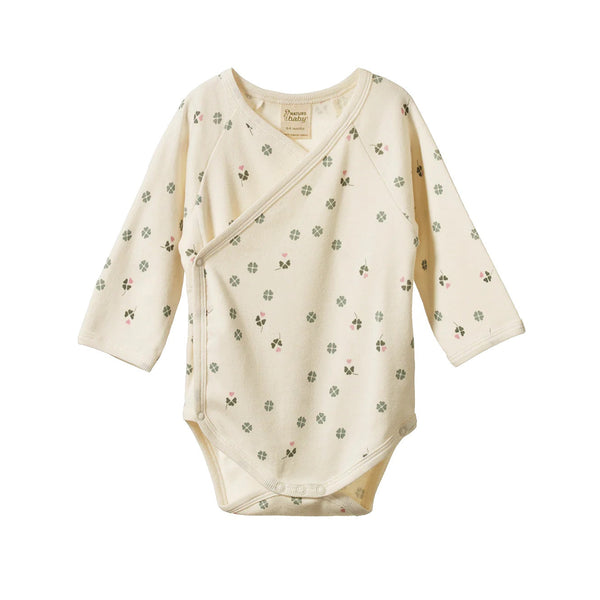 Nature Baby | Long Sleeve Kimono Bodysuit | Lucky Print| Product vendor