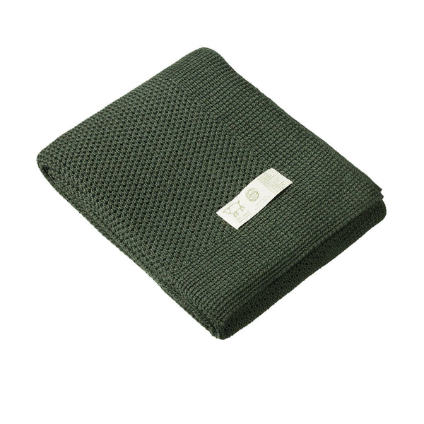 Nature Baby | Merino Knit Bassinet Blanket | Thyme| Product vendor