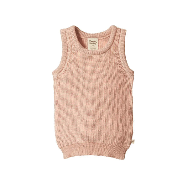 Nature Baby | Merino Knit Vest | Chunky Knit| Nature Baby|  Long Way Home