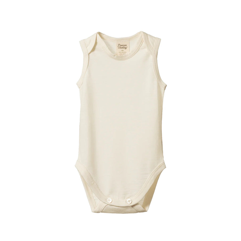 Nature Baby | Merino Singlet Bodysuit | Natural| Product vendor