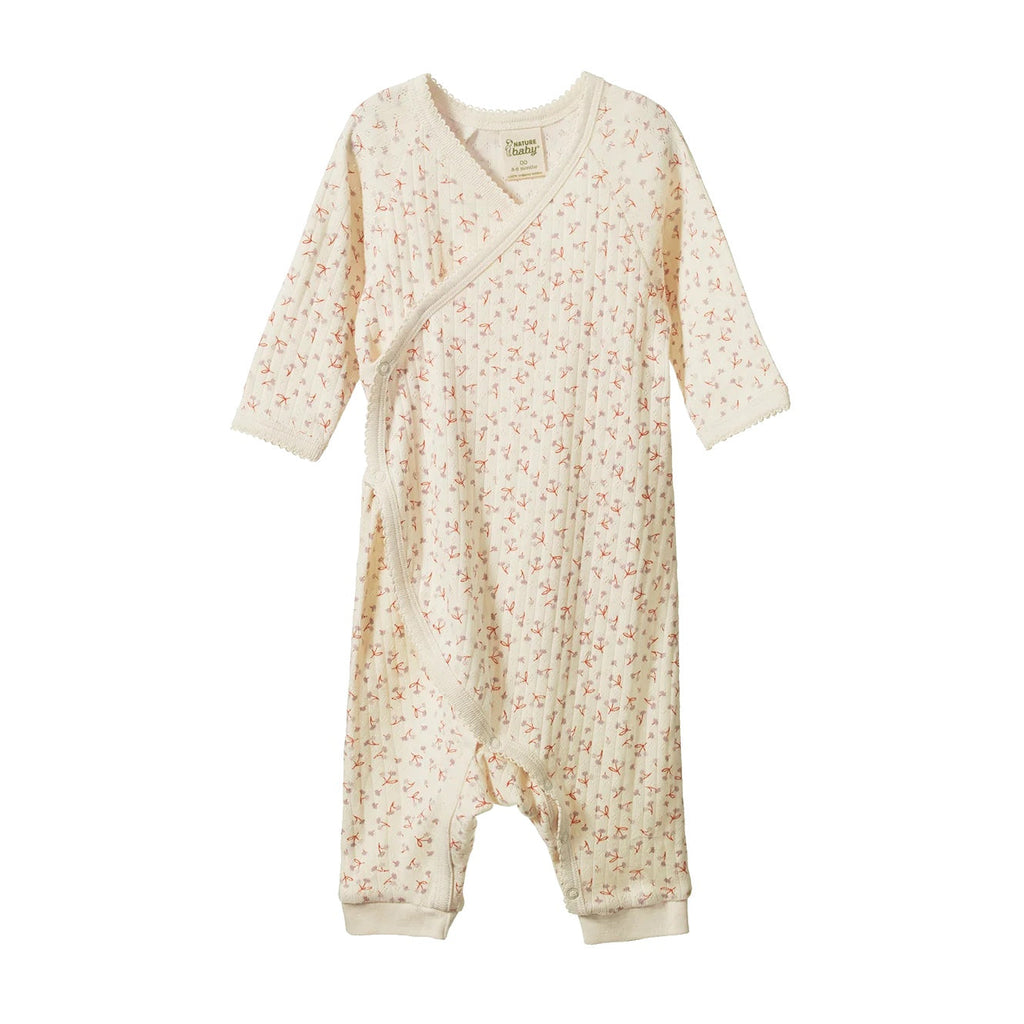Nature Baby | Pointelle Kimono Stretch & Grow | Dandelion| Product vendor