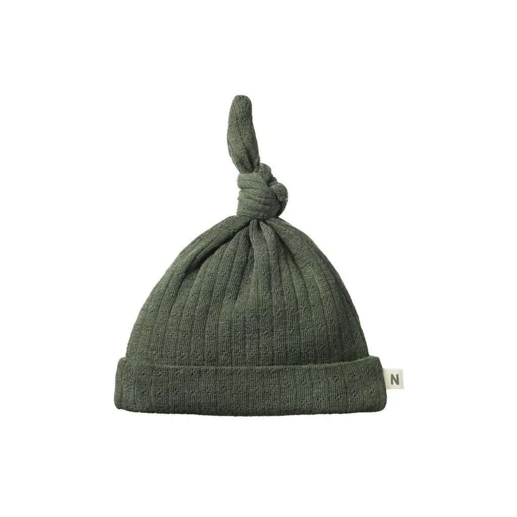 Nature Baby | Pointelle Merino Knotted Beanie| Nature Baby|  Long Way Home