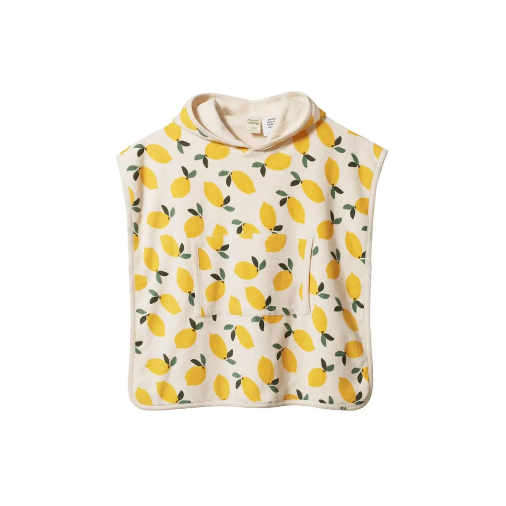 Nature Baby | Poncho Towel | Lemon Print Terry| Product vendor