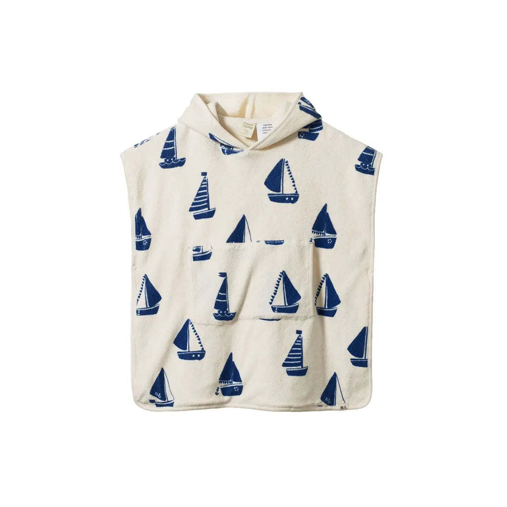 Nature Baby | Poncho Towel | Regatta Print Terry| Product vendor