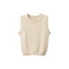 Nature Baby | Walter Vest | Oatmeal Marl Cable Knit| Product vendor