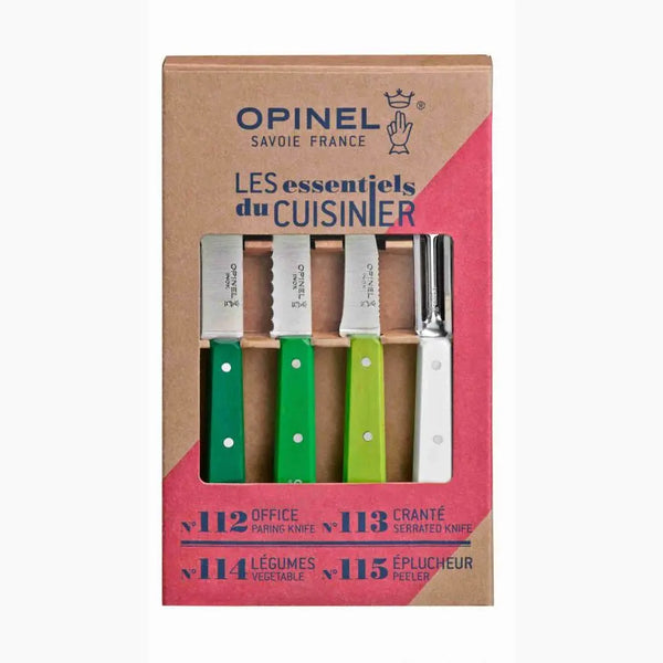 Opinel | Essential Kitchen Set | 4 Pack Opinel Long Way Home