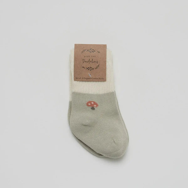 Over The Dandelions | Set of 2 Socks| Over The Dandelions|  Long Way Home