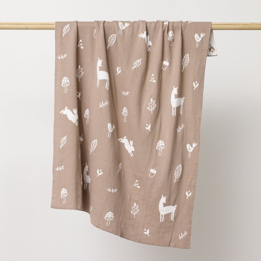 Over The Dandelions | Woodlands Organic Cotton Blanket| Product vendor