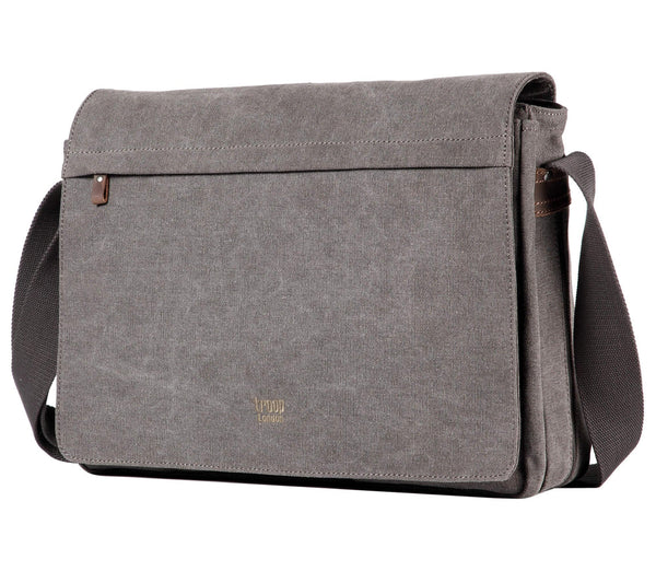 Classic Front Flap Messenger Bag | Large - Long Way Home