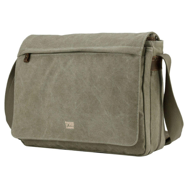 Classic Front Flap Messenger Bag | Large - Long Way Home