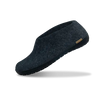 The Black Rubber Shoe Slipper | Denim| Glerups|  Long Way Home
