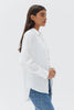 Xander Long Sleeve Shirt | White - Long Way Home