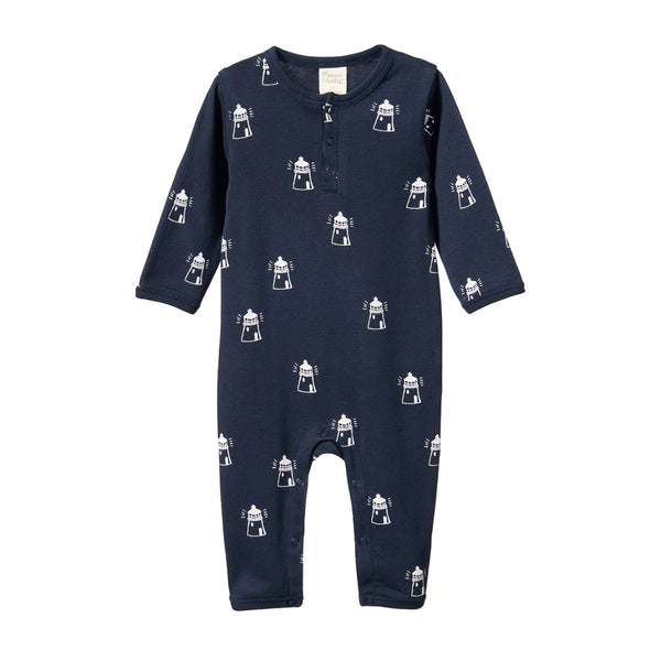 Nature Baby | Henley Pyjama Suit - Long Way Home