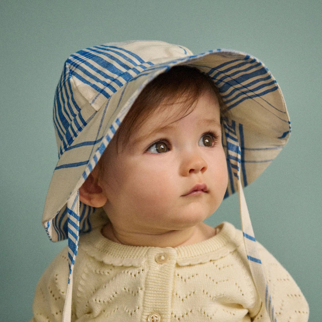 Nature Baby | Linen Sunhat | Clyde Check - Long Way Home