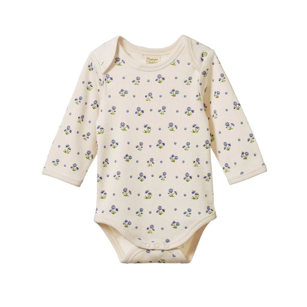 Nature Baby | Cotton Long Sleeve Bodysuit - Long Way Home