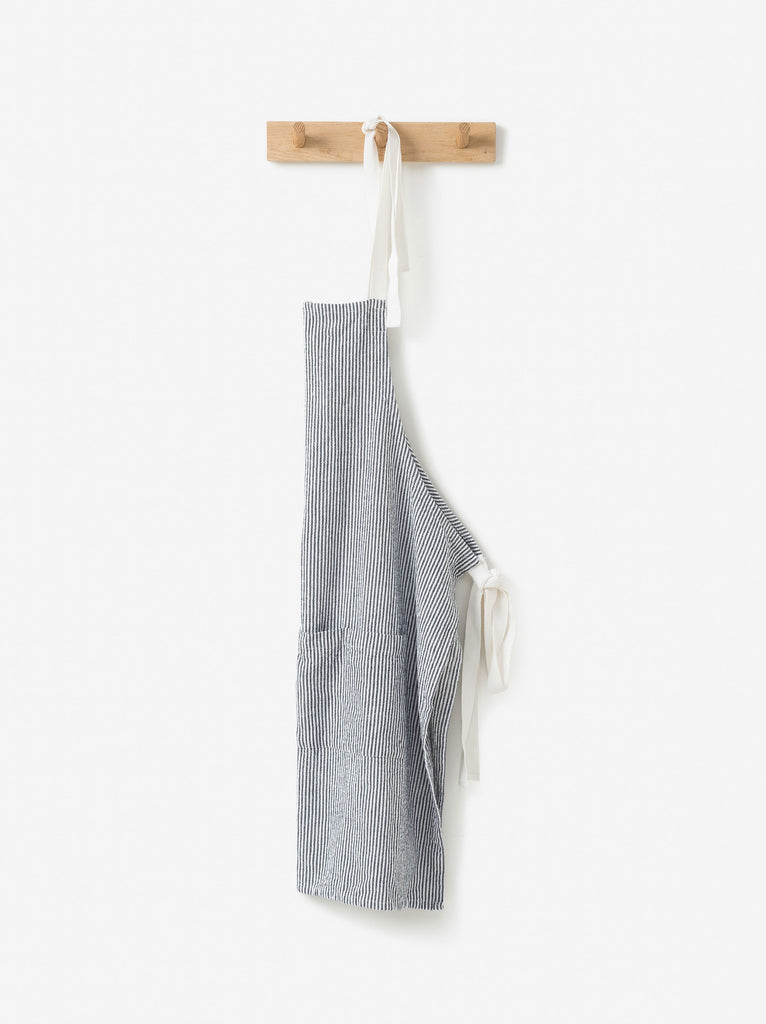 Città | Striped Washed Cotton Apron - Long Way Home