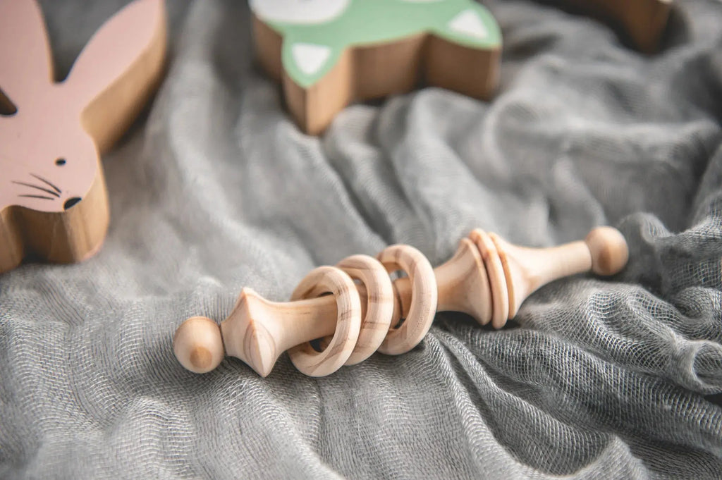 CaliBaby | Wooden Rattle CaliWoods Long Way Home