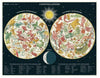 Constellations 1000 Piece Vintage Puzzle Cavallini & Co Long Way Home