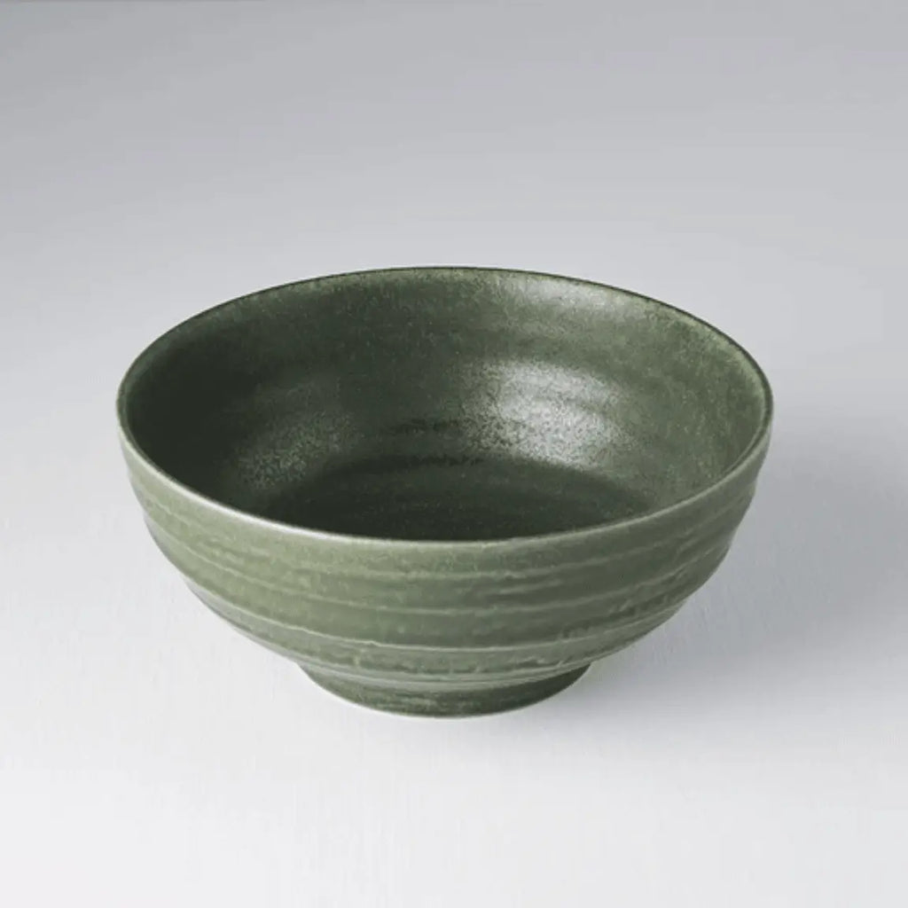 Dark Green U Shape Bowl Made In Japan Long Way Home