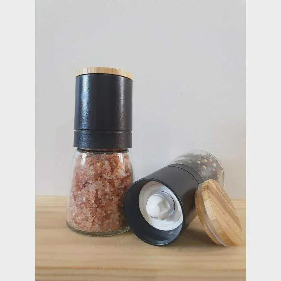 Dishy | Salt & Pepper Grinders with Bamboo Tray Dishy Long Way Home