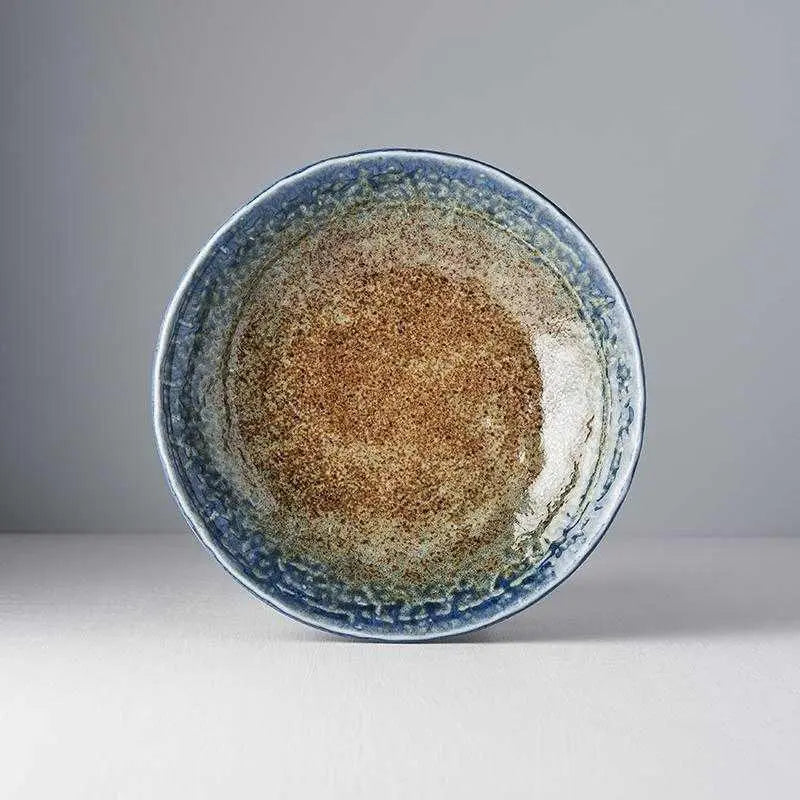 Earth & Sky Large Shallow Bowl Made In Japan Long Way Home