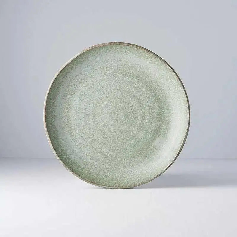 Green Fade Uneven Plate Made In Japan Long Way Home