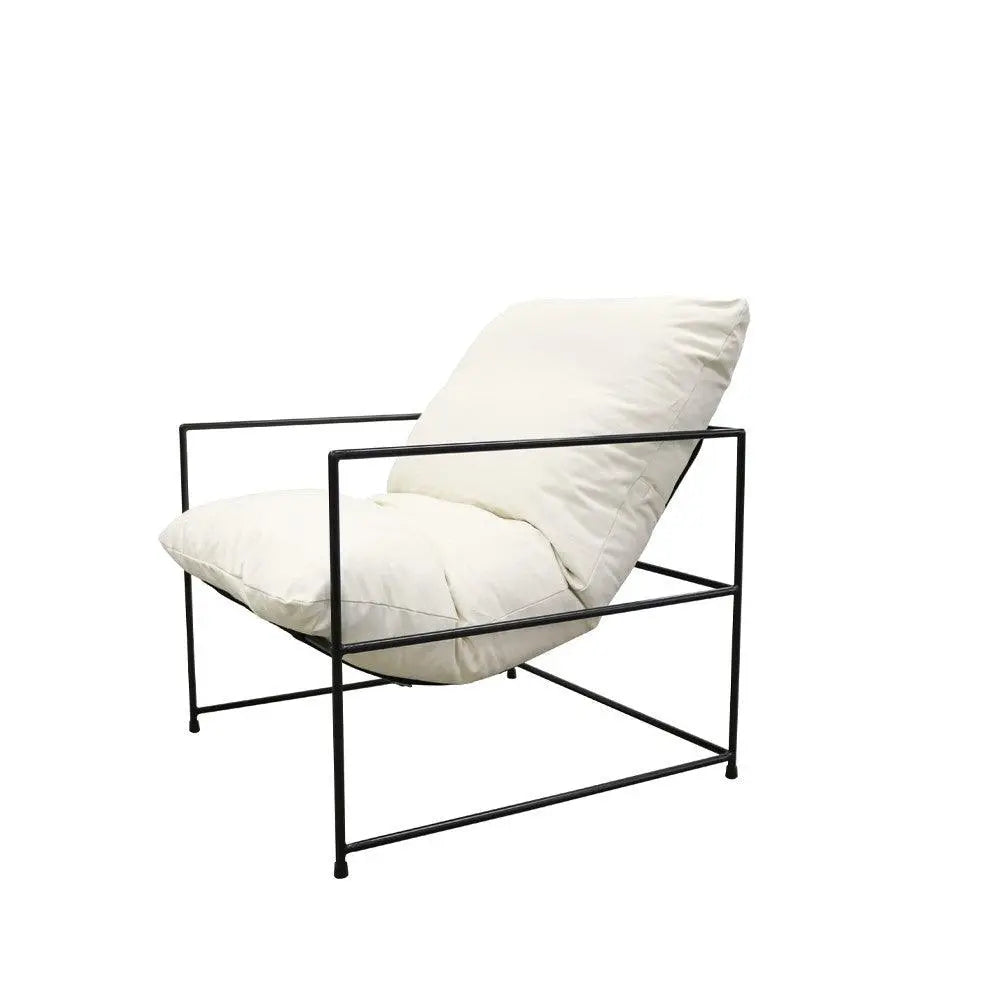 Lauro Club Chair Vanilla Hawthorne Collections Long Way Home