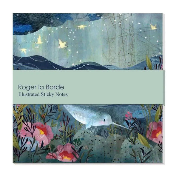 Narwhal Sticky Notes Roger la Borde Long Way Home