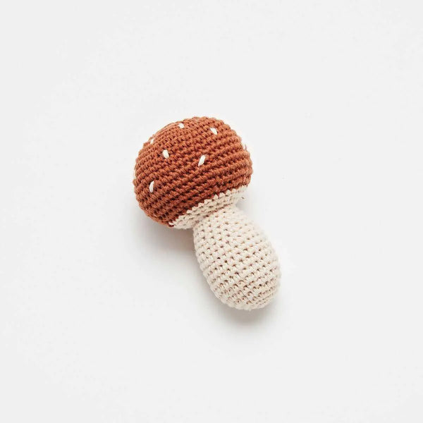 Over The Dandelions | Crochet Mushroom Rattle Over The Dandelions Long Way Home