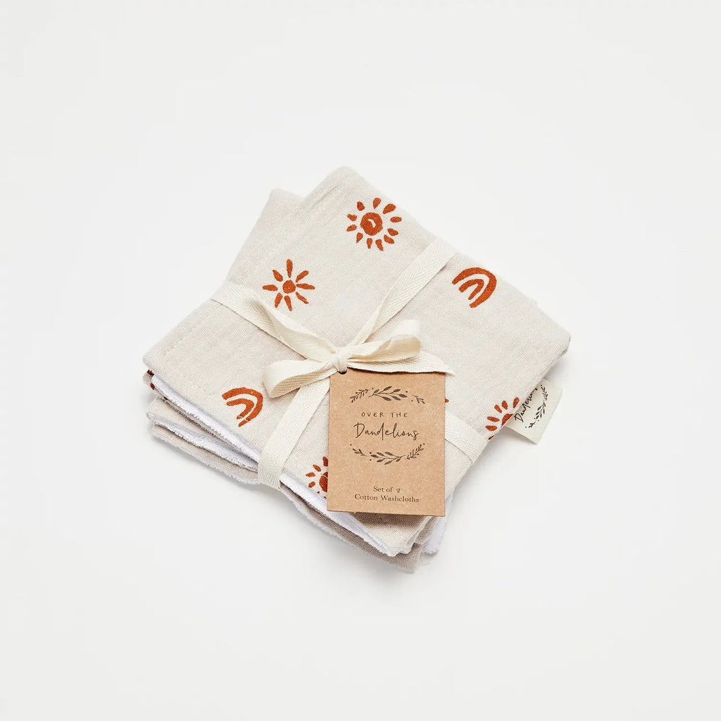 Over The Dandelions | Wash Cloth | Set of 2 Over The Dandelions Long Way Home