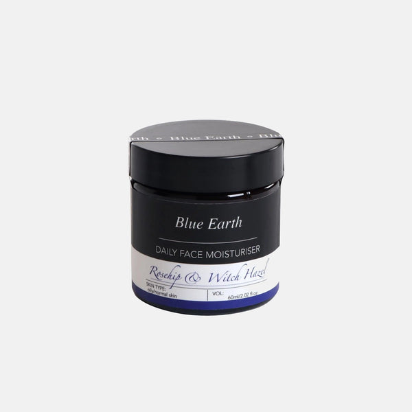 Rosehip and Witch Hazel Daily Face Moisturiser 60ml Blue Earth Long Way Home