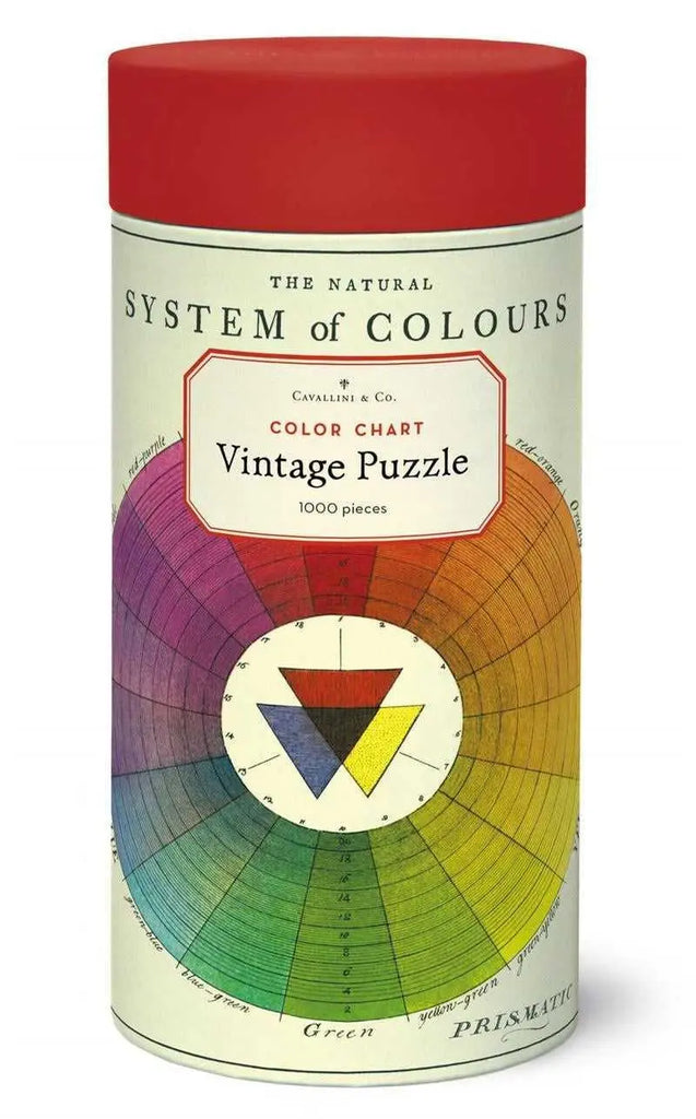 System of Colours 1000 Piece Vintage Puzzle Cavallini & Co Long Way Home