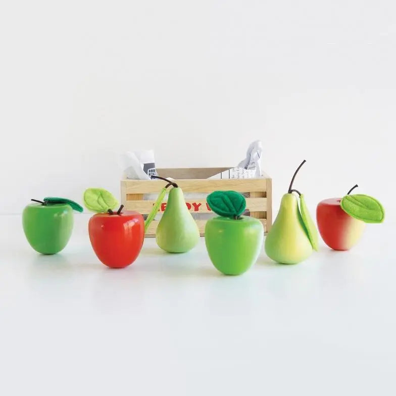 Wooden Apples and Pears Crate Le Toy Van Long Way Home